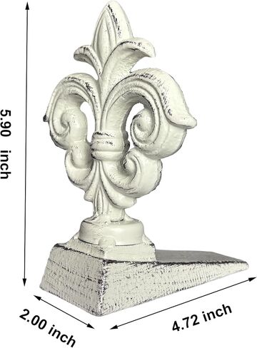 Door Stoppers for Bottom of Door Heavy Duty Cast Iron Decorative Door Stop Wedge Metal Weighted Doorstops (Antique Gold) in Saudi Arabia