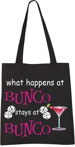 VAMSII Funny Bingo Player Gift What Happens At Bingo Stays At Bingo Lucky Bingo Bag For Women Her (Bingo Bingo) in Saudi Arabia