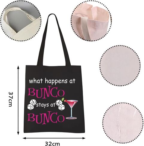 VAMSII Funny Bingo Player Gift What Happens At Bingo Stays At Bingo Lucky Bingo Bag For Women Her (Bingo Bingo) in Saudi Arabia