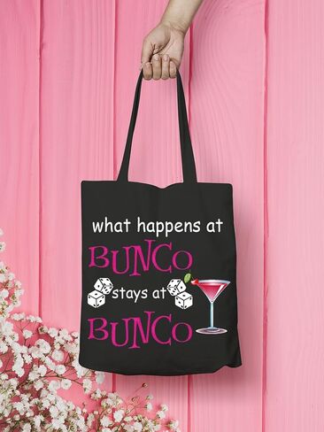 VAMSII Funny Bingo Player Gift What Happens At Bingo Stays At Bingo Lucky Bingo Bag For Women Her (Bingo Bingo) in Saudi Arabia