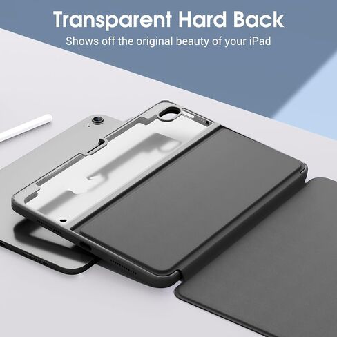 ProCase Smart Case for iPad Air 11-inch M2 (2024), iPad Air 5th Generation (2022) / iPad Air 4th Gen (2020) 10.9 Inch; Shockproof Cover with Clear Back & Pencil Holder -Blue in Saudi Arabia