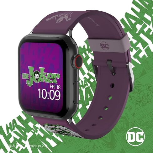 DC Comics - Smartwatch Band - Officially Licensed, Compatible with Every Size & Series of Apple Watch (watch not included) in Saudi Arabia