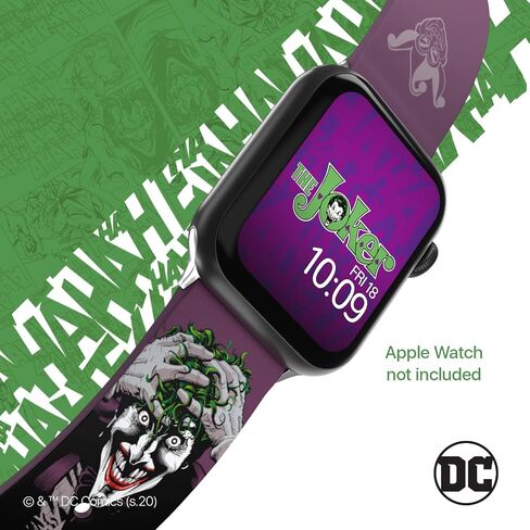 DC Comics - Smartwatch Band - Officially Licensed, Compatible with Every Size & Series of Apple Watch (watch not included) in Saudi Arabia