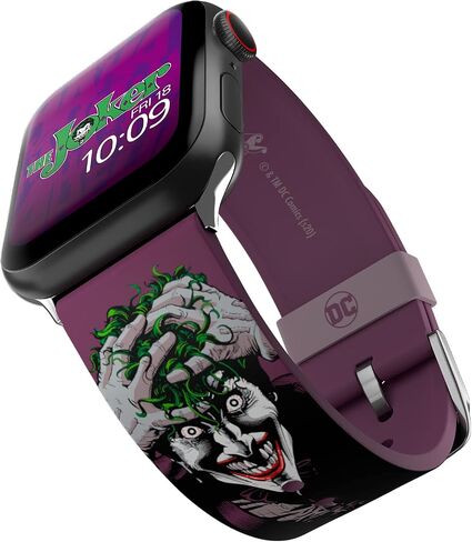 DC Comics - Smartwatch Band - Officially Licensed, Compatible with Every Size & Series of Apple Watch (watch not included) in Saudi Arabia
