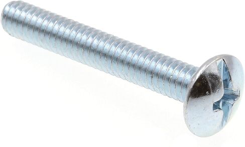 Prime-Line 9006782 Machine Screw, Truss Head, Slotted/Phillips Combo, #8-32 X 1-1/8 in, Zinc Plated Steel, Pack of 100 in Saudi Arabia