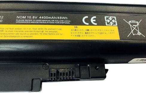 GHU New Battery 48 Wh Replacement 40Y6799 40Y6797 92P1141 Compatible with Lenovo ThinkPad Notebook T60 T500 W500 R500 R60 92P1133 42T4511 42T4504 T500 42T4619 42T4620 40Y6795 R500 SL300 SL400 SL500 in Kuwait