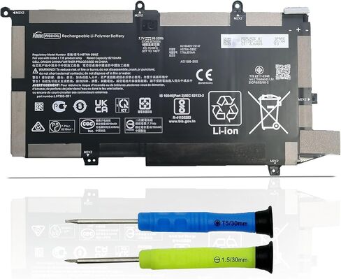 WS04XL L97357-005 استبدال بطارية الكمبيوتر المحمول لسلسلة HP Spectre x360 14-EA WS04066XL HSTNN-DB9Z L97352-2D1 L97352-2C1 7.7V 66.52Wh 8210mAh in Saudi Arabia