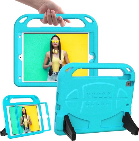 Kids Cases for iPad 10.2inch 9th/ 8th / 7th Generation, iPad Pro 10.5 inch & iPad Air 3, EVA Shockproof Handle Stand Kids Case for iPad 10.2" and 10.5'' (Light Purple) in Saudi Arabia