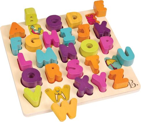 B. toys- Counting Rainbows- Number Puzzle for Kids – Wooden Number Puzzle – Counting Toy for Toddlers – 20 Chunky Puzzle Pieces – 18 Months + in Saudi Arabia
