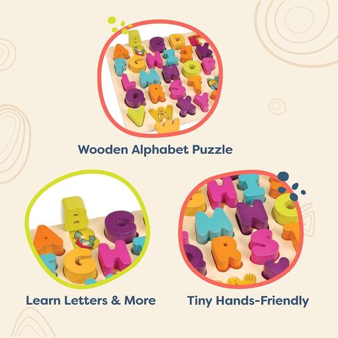 B. toys- Counting Rainbows- Number Puzzle for Kids – Wooden Number Puzzle – Counting Toy for Toddlers – 20 Chunky Puzzle Pieces – 18 Months + in Saudi Arabia
