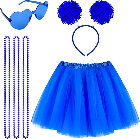 4th of July Costume Accessories Set for Women USA Accessories Independence Day Tutu Skirt Parade Party Accessories in Kuwait