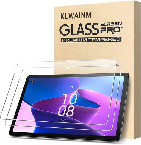 [عبوة من قطعتين] واقي شاشة من الزجاج المقسى للكمبيوتر اللوحي Lenovo Tab M10 Plus الجيل الثالث مقاس 10.61 بوصة مع طبقة حماية شفافة خالية من الفقاعات 2.5D 9H مضادة للخدش وشفافة عالية الدقة in Kuwait