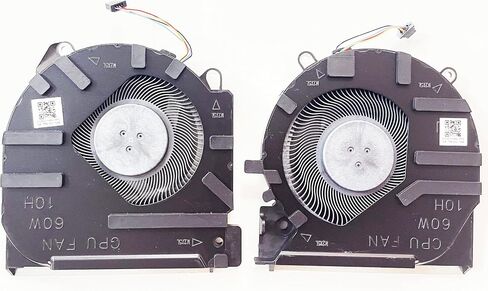 مروحة تبريد وحدة المعالجة المركزية + وحدة معالجة الرسومات الجرافيكية البديلة لـ HP Victus 16-D 16-E 16-e0011ns TPN-Q263 TPN-Q264 RTX3050 DC5V Series EG75070S1-C700-S9A EG75070S1-C710-S9A M75720-001 M75722-001 in Saudi Arabia