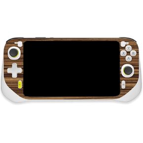 MightySkins Skin Compatible with Logitech G Cloud Gaming Handheld - Dark Zebra Wood | Protective, Durable, and Unique Vinyl Decal wrap Cover | Easy to Apply | Made in The USA