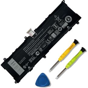 2H2G4 Laptop Battery Compatible with Dell Venue 11 Pro 7140 Series Notebook 21CP5/63/105 2217-2548 HFRC3 TXJ69 7.4V 38Wh 4980mAh with Tools