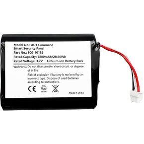 FITHOOD P/N 300-10186 بطارية ليثيوم أيون متوافقة مع لوحة ADT ADT Command لوحة الأمان الذكية Honeywell Pro 7 AI05-2 AIO7-1 AIO7-2
