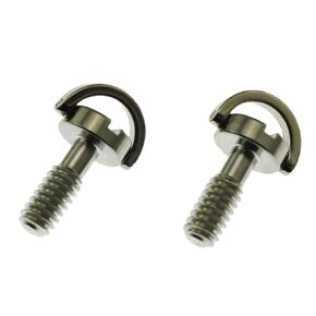 2PCS Camera Screws Stainless Steel TF3032 1/4 inch D Stainless Steel Fixed Camera Screws One Piece Flat Ring Hand Screws Head Camera Quick Release Screws Tripod Monopod Quick Release Plate