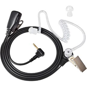 HYS Surveillance Walkie Talkie Earpiece with Mic, Push to Talk Headset with Clear Acoustic Coil Tube Earbud Audio Kit for Motorola T460 T100 T800 T400 Talkabout Radio, 8pcs Headphones