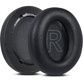 Life Q20 Ear Pads Replacement Ear Cushion Foam Softer Protein Leather Earpads Compatible with Anker Soundcore Life Q20 / Q20 BT Headphones, Softer Leather Foam