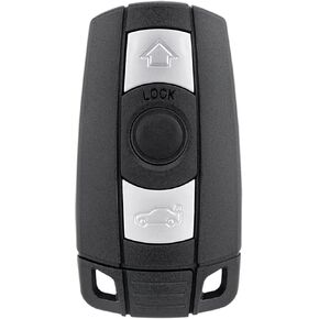 Car Key Fob for BMW Remote Key Replacement for 2006-2011 BMW 3 Series- 325i, 328i, 330i, 335i, BMW 5 Series 525i, 528i, 530i, 535i, 550i Keyless Entry Remote KR55WK49127 CAS3 System Remote