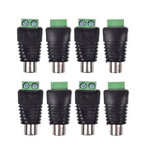 RCA Female Plug to AV Screw Terminal Audio/Video Connector Adapter (10-Pack)