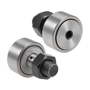 Kozelo 2pcs CF8/KR19 Cam Follower Bolt-Type Needle Roller Bearing - [ M8x1.25mm Male Thread 11mm Roller Diameter ] Stud Type Miniature Track Roller Bearings for Machine Tool Use