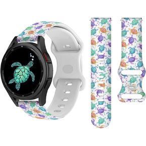 Holiday Watch Band Compatible For Samsung Galaxy Watch 5/Galaxy Watch 4 40mm 44mm/Galaxy Watch 4 Classic 42mm 44mm,Silicone Strap Wristbands for Women Men