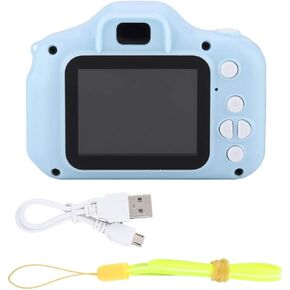 1080P Kid Camera, Children's Digital X2 Mini Portable Kid Video Camera, for Girls Birthday Birthday Christmas New Year Gift Children Toys Gifts(Blue)
