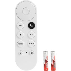 جهاز التحكم عن بعد الصوتي G9N9N متوافق مع Chromecast مع Google TV HD/4K Streaming Stick GA01409-US GA01919-US GA01920-US GA01923-US وحدة تحكم بديلة مع مفاتيح YouTube Netflix مع البطاريات in Kuwait