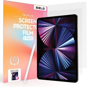 واقي غير لامع من SIELO متوافق مع iPad Pro 12.9 الجيل السادس/الخامس/الرابع/الثالث (2022 و2021 و2020 و2018) (iPad Pro 12.9 بوصة السادس (موديلات 2022))