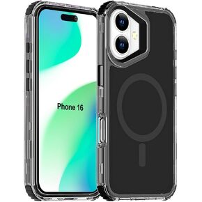 AICase for iPhone 16 Pro Max Case Clear[Compatible with MagSafe] Heavy Duty Durable 3-Layer [Not Yellowing][Military Grade Drop Protection] Shockproof/DropProof Protective for iPhone 16 ProMax 6.9"