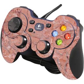 MightySkins Skin Compatible with Logitech Gamepad F310 - Pink Marble | Protective, Durable, and Unique Vinyl Decal wrap Cover | Easy to Apply, Remove, and Change Styles | Made in The USA