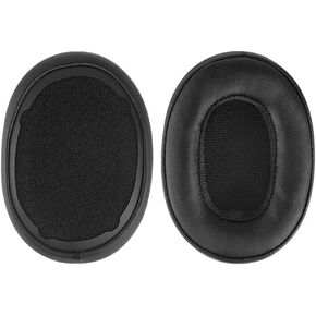 Replacement Ear Pads for Skullcandy Crusher Wireless Crusher Evo Crusher ANC Hesh 3 Headphone Soft Foam Ear Cushions Cover Cup, Protein Leather Earpad Earmuffs, Black