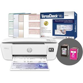VersaCheck HP DeskJet 3755 MXE MICR Check Printer Presto Check Printing Software Bundle