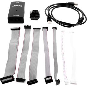Scicalife USB JTAG Emulator Debugger Programmer V9 ARM Emulator High-Speed Download Black Cable