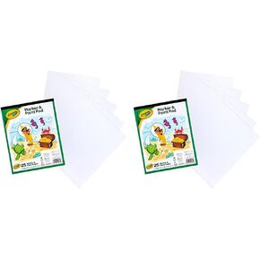 Crayola Marker & Paint Pad, Art Supplies for Kids, 25 Pages
