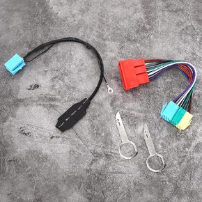 TOPINCN 20pin/ 5.0 Audio Adapter Radio Connector Car Stereo Fits for A2 A3 8L 8P TT