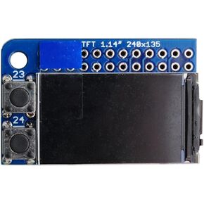 شاشة LCD صغيرة PiTFT 1.14 بوصة 135x240 لون TFT وحدة إضافية LCD لـ Raspberry Pi 3.3V SPI ST7789