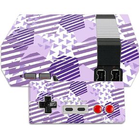MightySkins Skin Compatible with Nintendo NES Classic Edition wrap Cover Sticker Skins Purple Pentagon