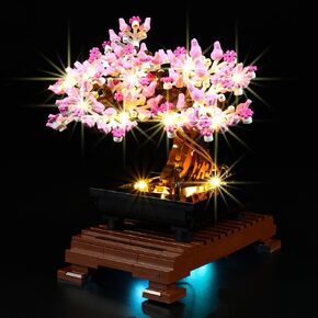 Kyglaring LED Lighting kit for Lego Bonsai Tree 10281 Building Kit - with IR Switch Compatible with Bonsai Tree Lego Set - Not Include The Model (Standard Version)