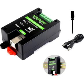 Industrial Grade Isolated USB to 2CH RS485 Converter USB to RS485 Adapter, Onboard Original FT2232HL Chip Stable and Reliable Communication, Support Win11/10/8.1/8/7,Linux, Android, etc.