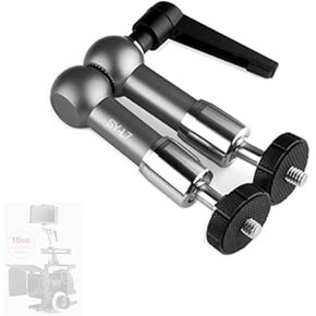 SONGING 11 inch Magic Arm, Stainless Steel Ball Head and Thread, Articulating Magic Friction Arm Adjustable1/4'' Tripod Screw Compatible with DSLR Camera Rig/DV Monitor/Flash Light/Microphone