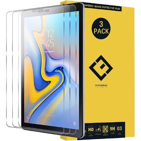CENTAURUS Galaxy Tab A 10.5 Screen Protector, (3 Pack) Ultra-Thin Clear Shatter Proof Tempered Glass Protective Film Replacement for Galaxy Tab A 10.5 / Tab A2 XL SM-T590 SM-T595 LTE