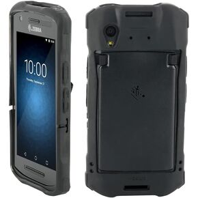 MOBILIS Rugged Case for Zebra TC21 TC26, Military Grade Shockproof Protective Cover for TC21/TC26 Mobile Touch Computer, Handheld Barcode Scanner Shell, Made with Recycled Materials, Black
