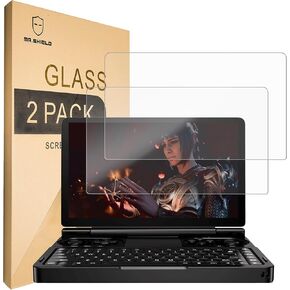 Mr.Shield Screen Protector compatible with GPD Win Mini [Tempered Glass] [2-PACK] [Japan Glass with 9H Hardness]