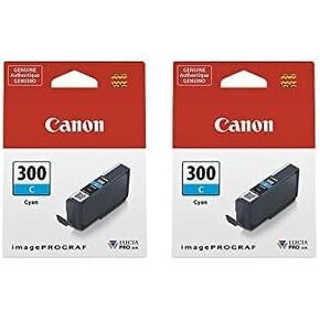Canon PFI-300 Lucia PRO Ink, Cyan, Compatible to imagePROGRAF PRO-300 Printer
