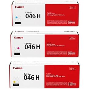 Canon CRG-046H 3-Color High Yield Cyan, Magenta and Yellow Toner Cartridge Set