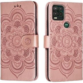 for Motorola Moto G Stylus 5G (2021) Case Wallet with Card Holder Kickstand Magnetic Soft Leather Flip Fold Case for Moto G Stylus 5G 2021 Cover (Blue)