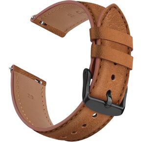 20mm Leather Band for Timex Expedition Bands, Soft Leather Replacement Band for Timex Men's Expedition Scout 40mm 43mm/Expedition Acadia 40mm/Digital CAT 39mm/Field 43mm/Rugged Core Analog Watch