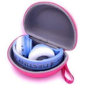 حقيبة حمل xcivi لسماعات eKids اللاسلكية بلوتوث المحمولة للأطفال للمدرسة والمنزل والسفر - حافظة فقط (وردي) in Kuwait